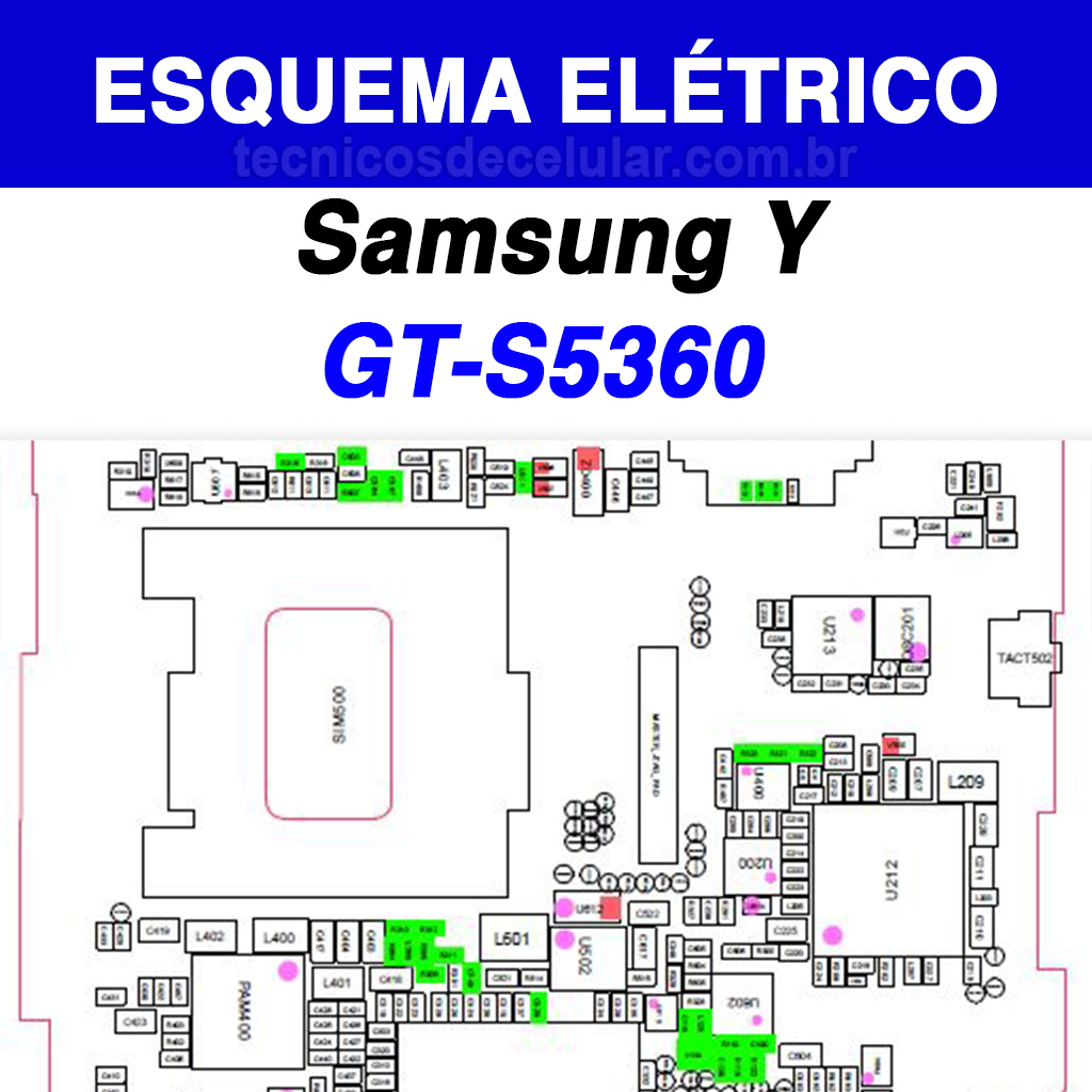 Esquema Elétrico Samsung Galaxy Y GT S5360