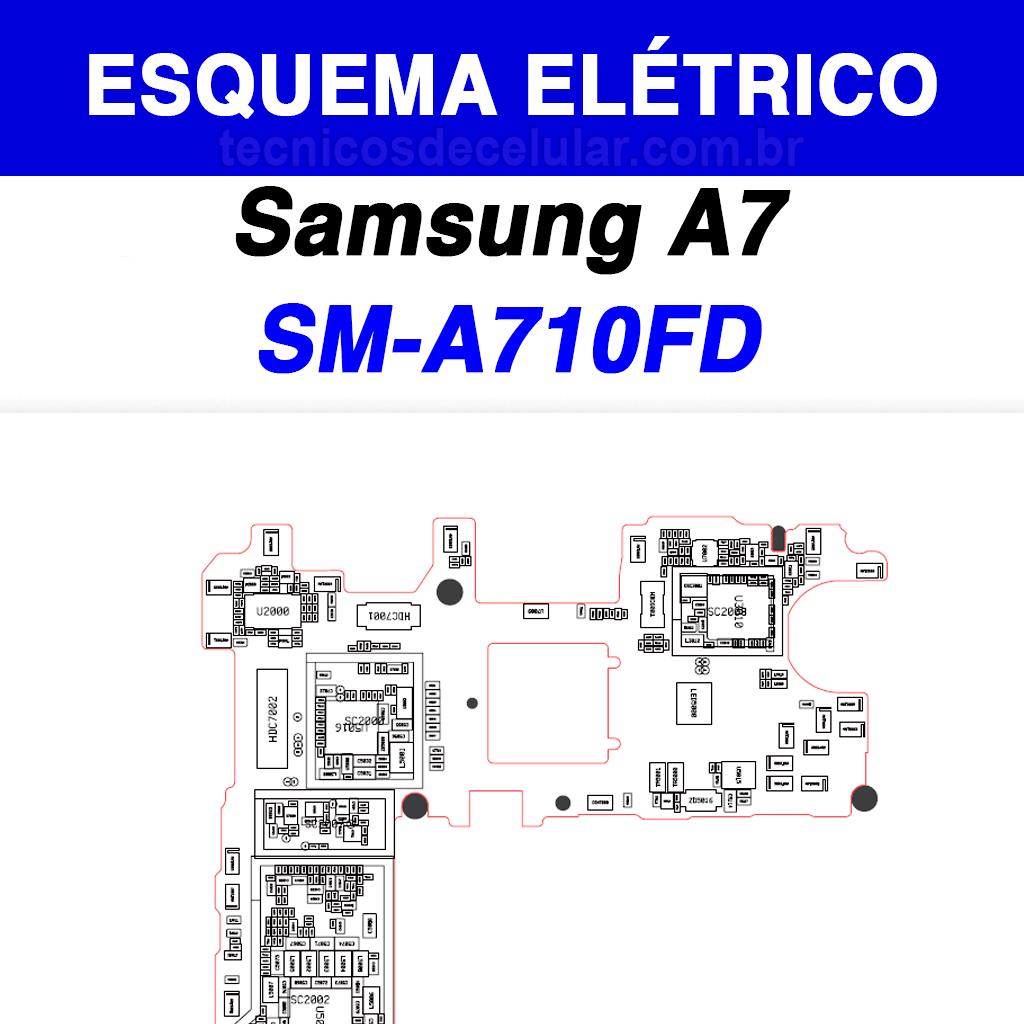 Esquema Elétrico Samsung Galaxy A7 SM-A710FD