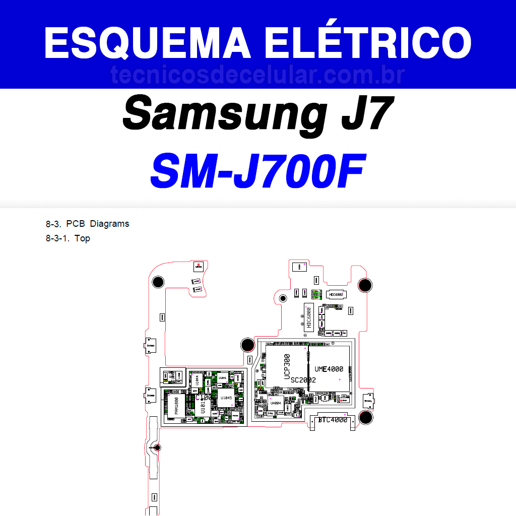 Esquema Elétrico Samsung Galaxy J7 SM-J700F