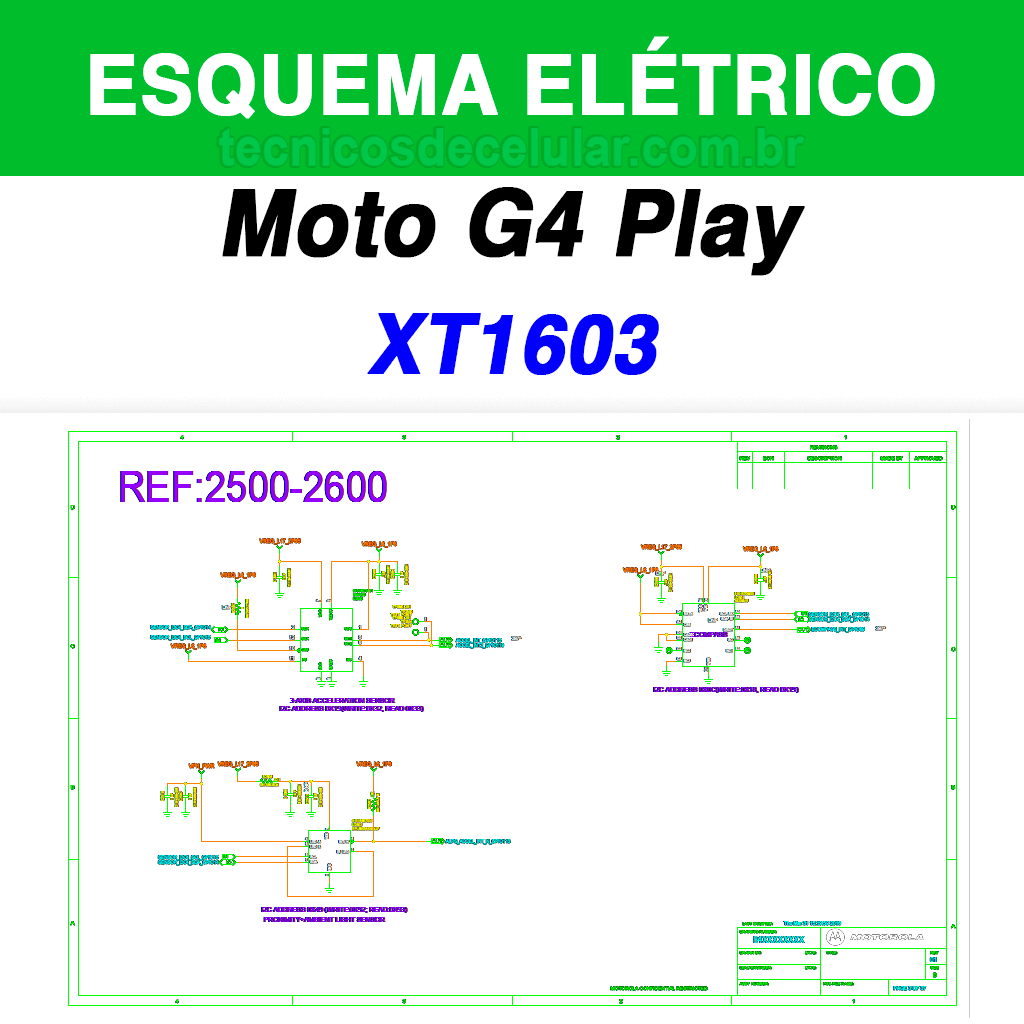 Esquema Elétrico Motorola Moto G4 Play – XT1603