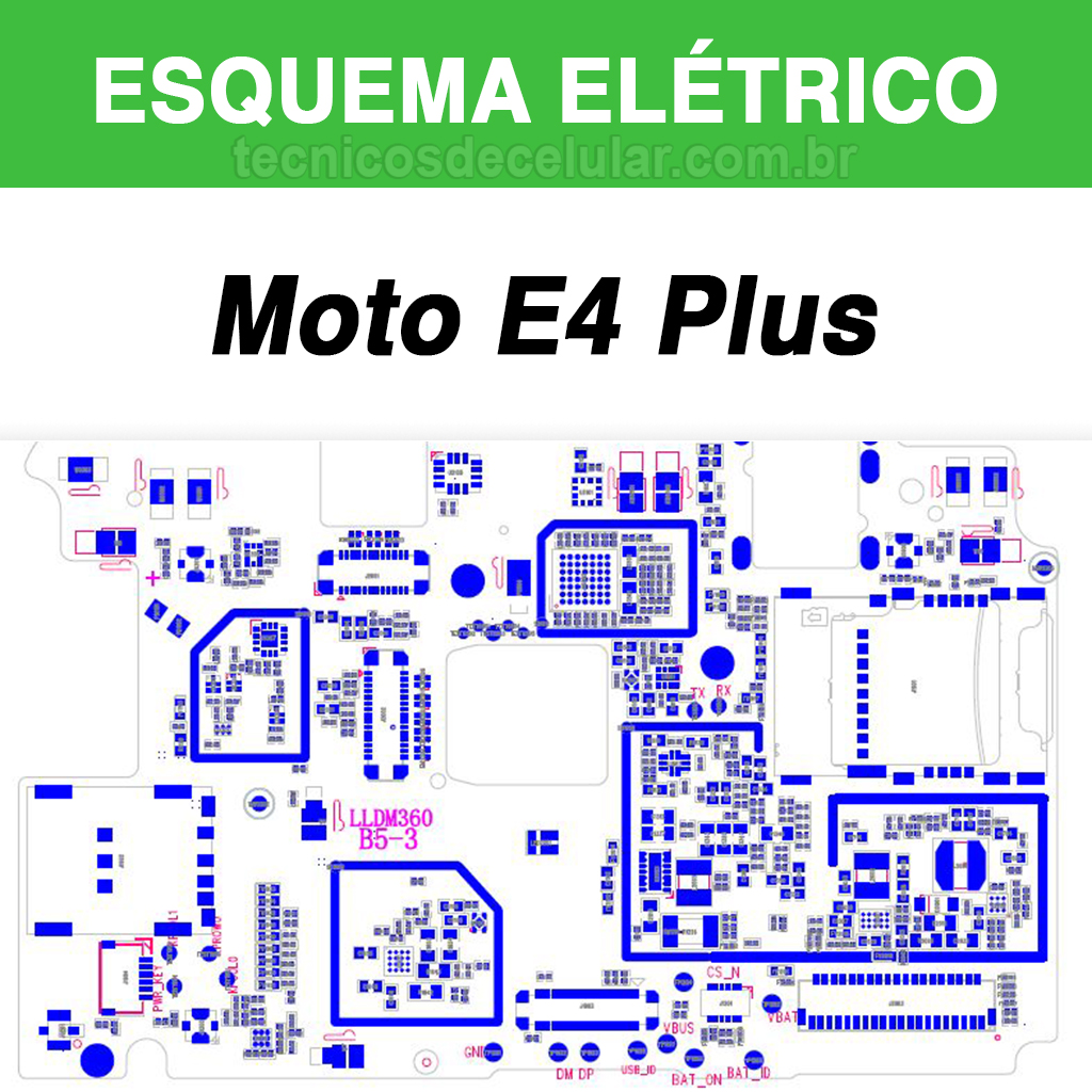 Esquema Elétrico Motorola Moto E4 Plus