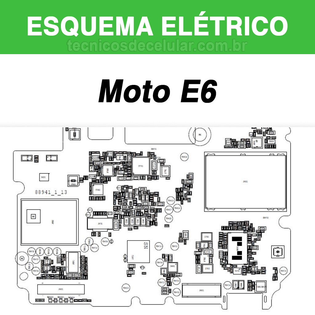 Esquema Elétrico Moto E6S XT2053