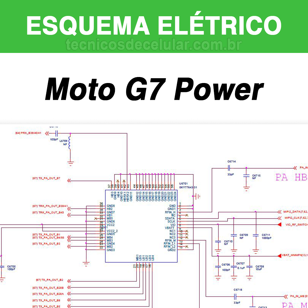 Esquema Elétrico Motorola Moto G7 Power