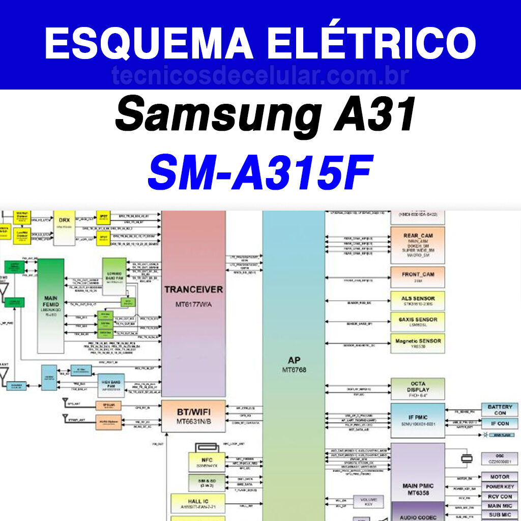 Esquema Elétrico Samsung Galaxy A31 SM-A315F