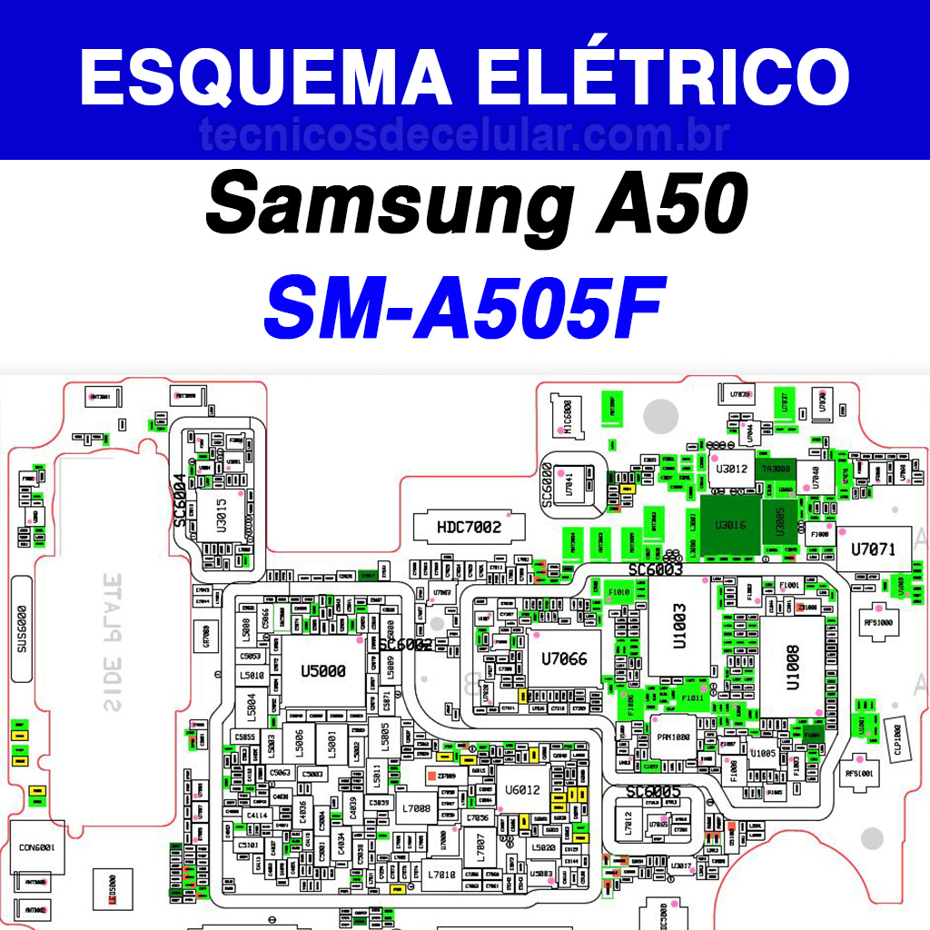 Esquema Elétrico Samsung Galaxy A50 SM-A505F