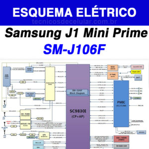 Esquema Elétrico Samsung Galaxy J1 Mini Prime SM-J106F