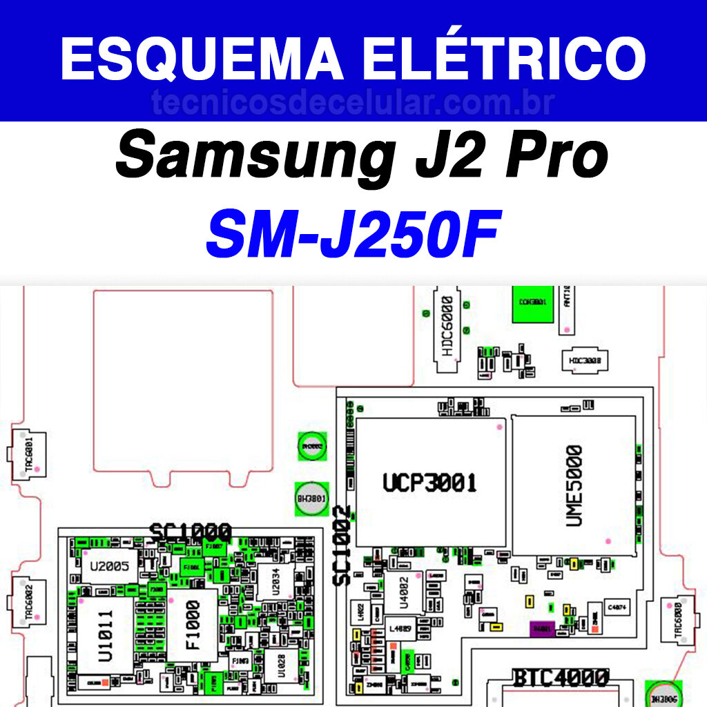 Esquema Elétrico Samsung Galaxy J2 Pro SM-J250F