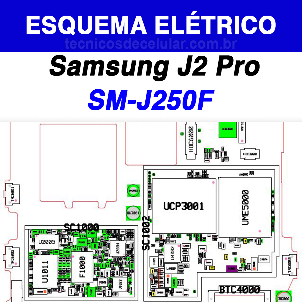 Esquema Elétrico Samsung Galaxy J2 Pro SMJ250F