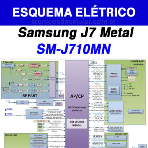 Esquema Elétrico Samsung Galaxy J7 Metal SM-J710MN