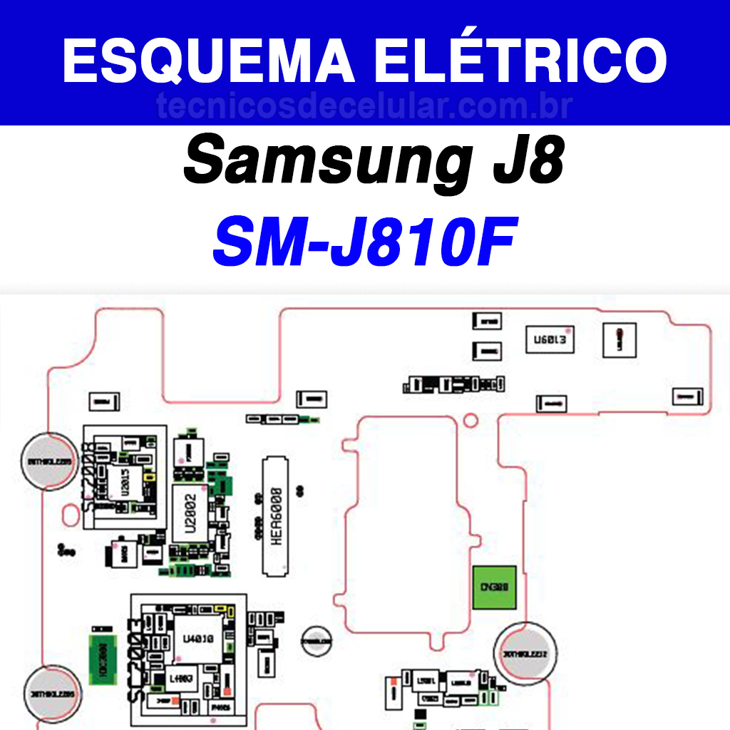 Esquema Elétrico Samsung Galaxy J8 SM-J810F