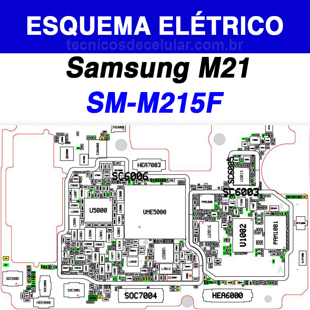 Esquema Elétrico Samsung Galaxy M21 SM-M215F