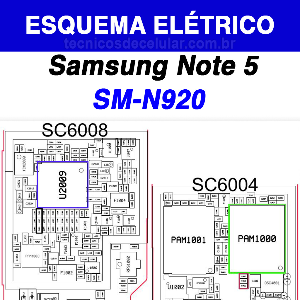 Esquema Elétrico Samsung Galaxy Note 5 SM-N920