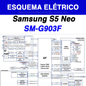 Esquema Elétrico Samsung Galaxy S5 Neo SM-G903F