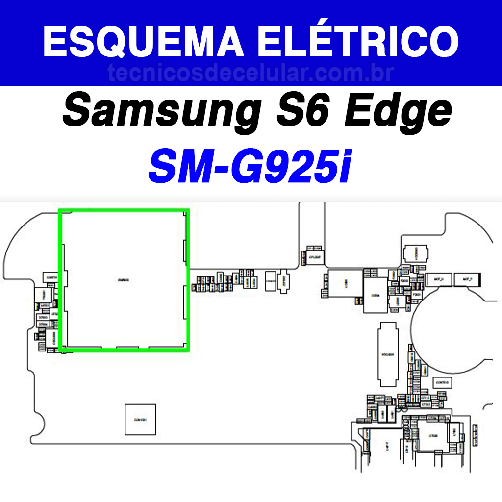 Esquema Elétrico Samsung Galaxy S6 Edge SM-G925i