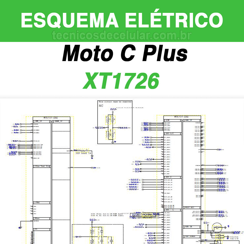 Esquema Elétrico Moto C Plus XT1726