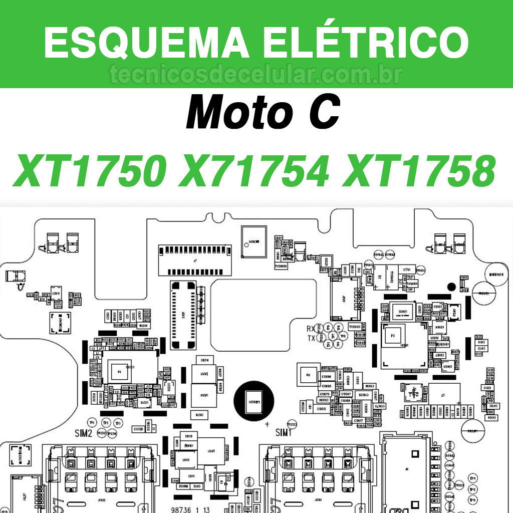 Esquema Elétrico Moto C XT1750 X71754 XT1758