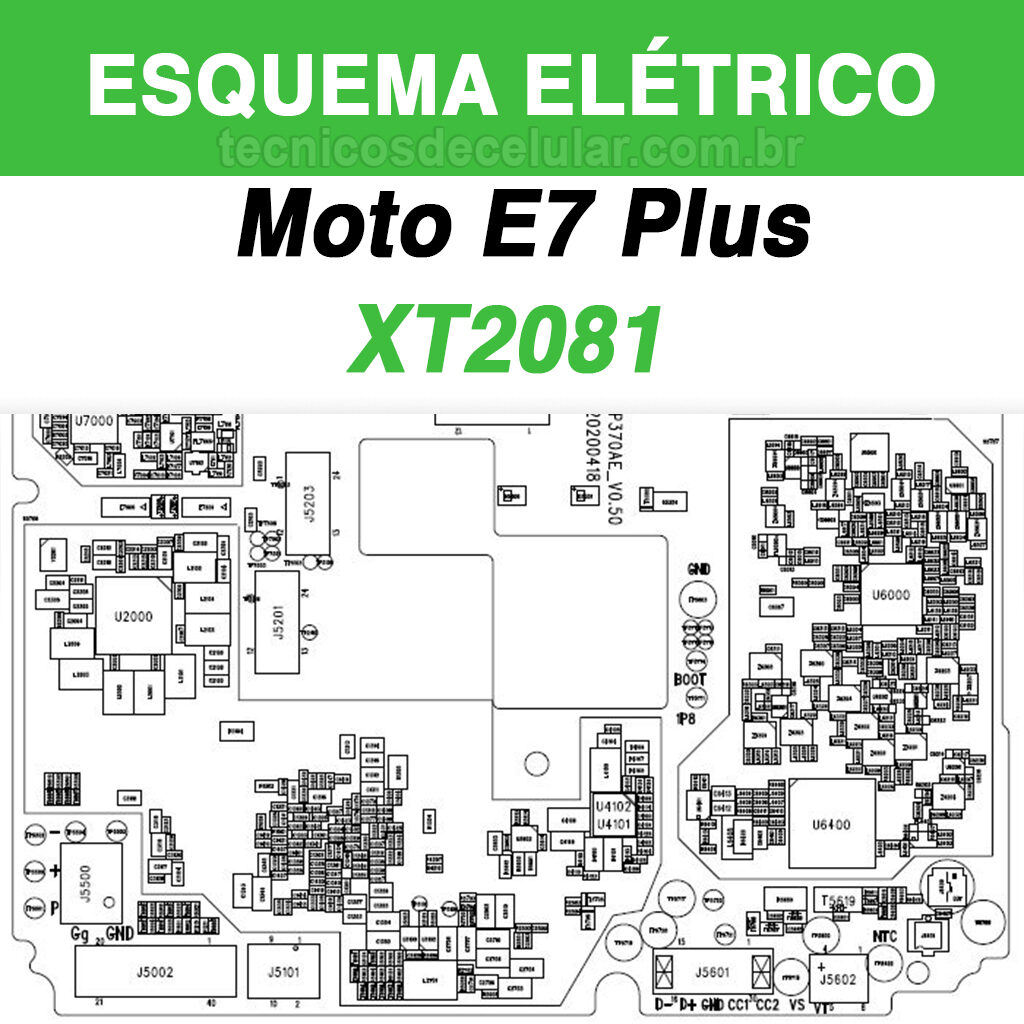 Esquema Elétrico Moto E7 Plus XT2081