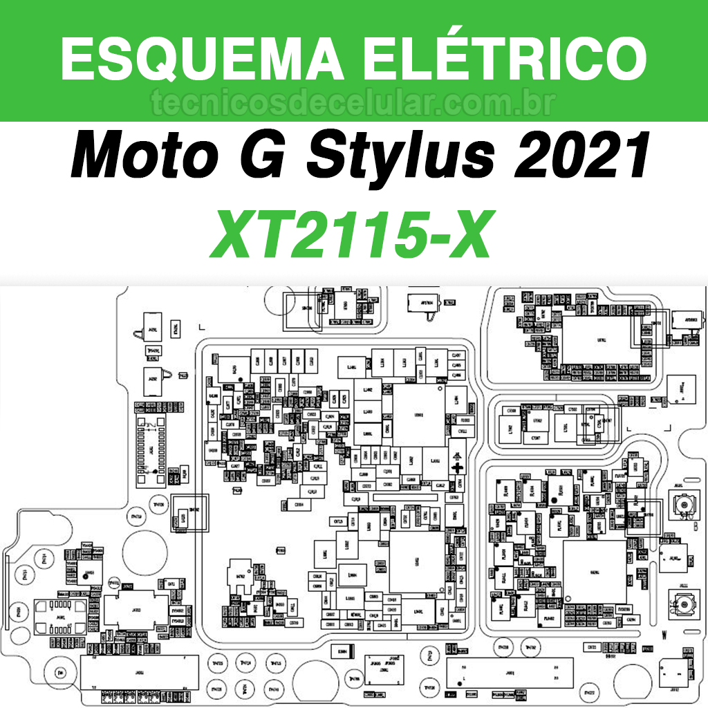 Esquema El trico Moto G Stylus 2021 XT2115 X esquema-el-trico-moto-g-stylus-2021-xt2115-x