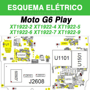 Esquema Elétrico Moto G6 Play XT1922-2 XT1922-4 XT1922-5 XT1922-6 XT1922-7 XT1922-9