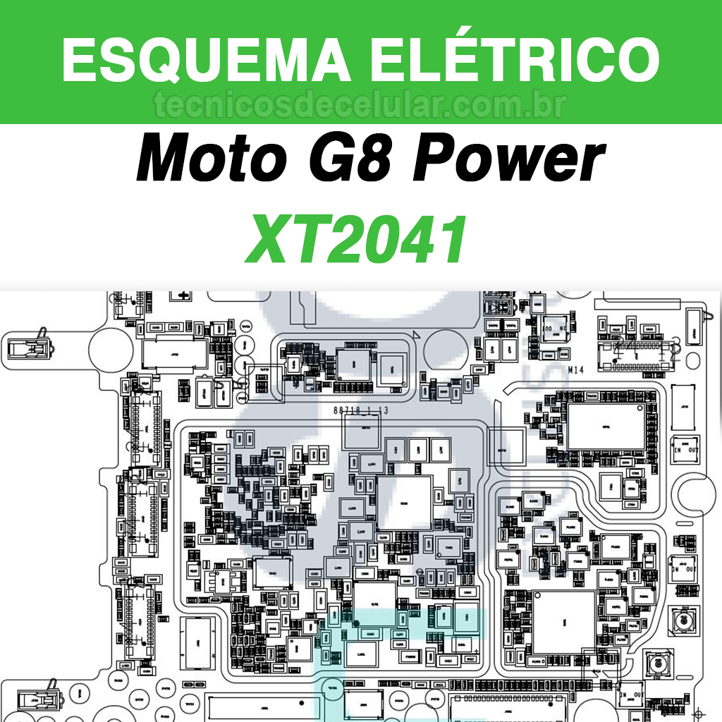 Esquema Elétrico Moto G8 Power Xt2041