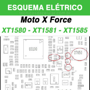 Esquema Elétrico Moto X Force - XT1580 - XT1581 - XT1585