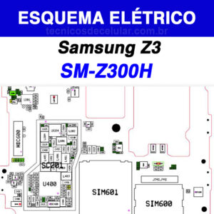 Esquema Elétrico Samsung Z3 SM-Z300H
