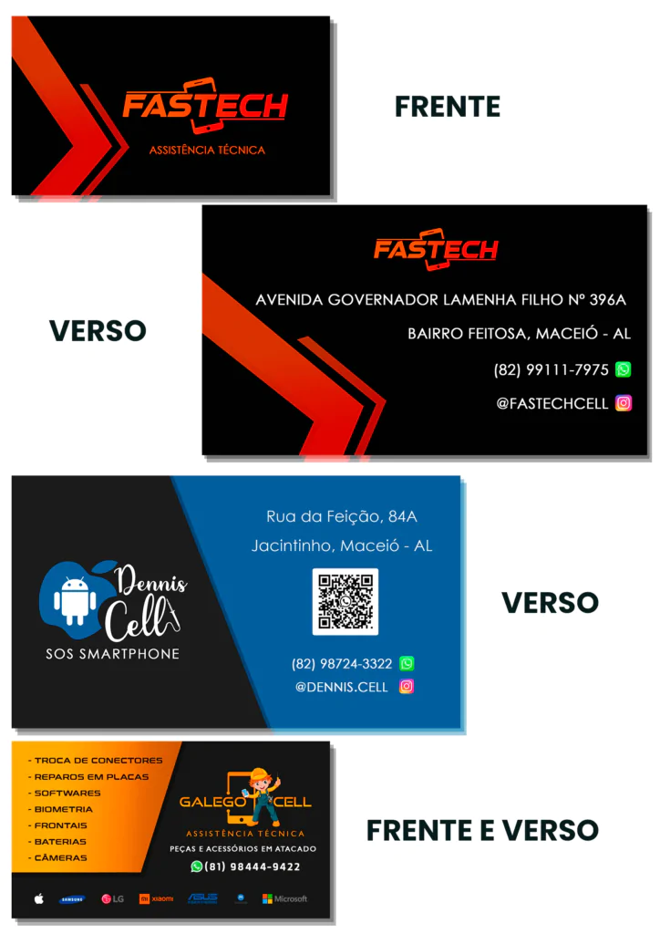 cartão de visita